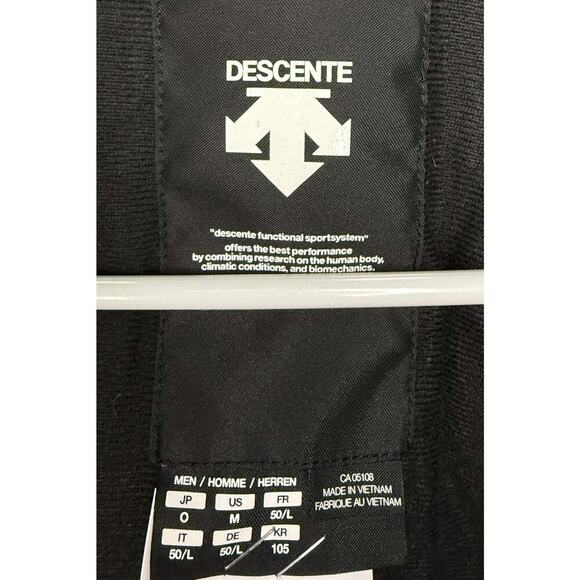 Descente Full Zip Insulated Hooded Ski Jacket Coat Parka Gray/Blue Men's Medium - Picture 10 of 13